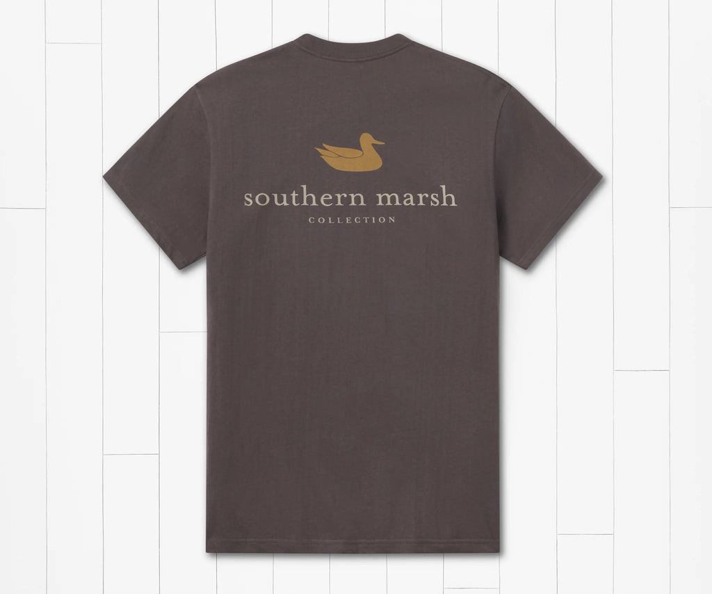 Southern Marsh Authentic Tee- Iron Gray