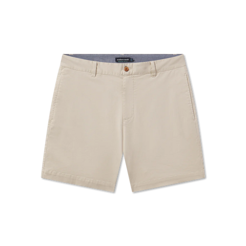 Southern Marsh Regatta Stretch Short- Pebble