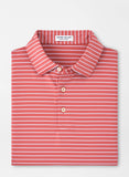 Peter Millar Drum Performance Polo- Cape Red