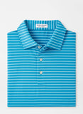 Peter Milar Drum Performance Polo- Jasper Blue