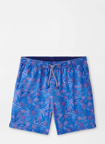 Peter Milar Drum Performance Polo- Jasper Blue