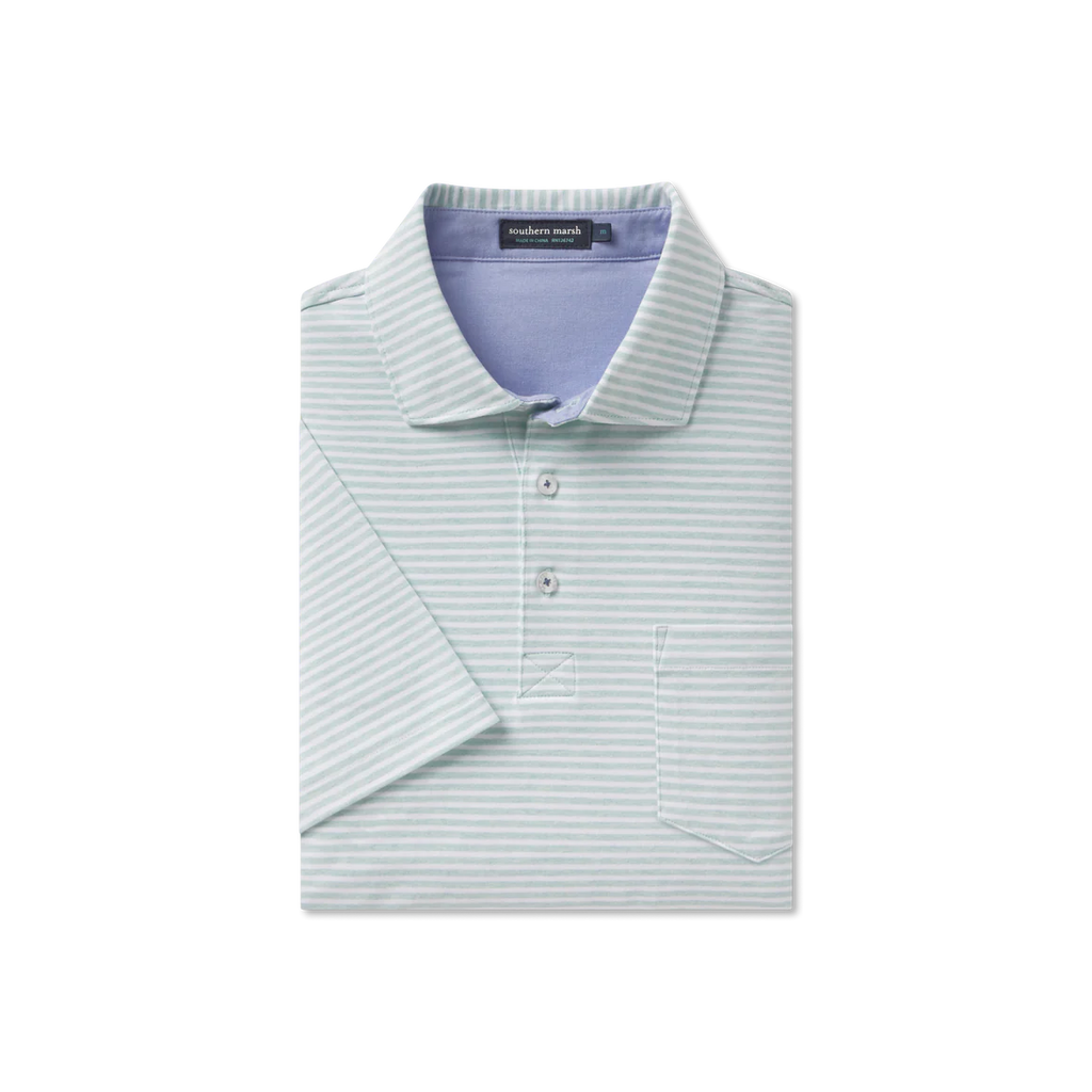 Southern Marsh Nantucket Relaxed Polo Stripe Southern Marsh Nantucket Relaxed Polo Stripe