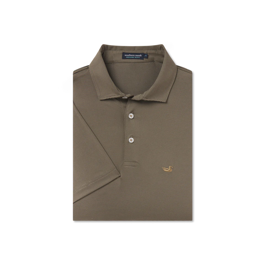 Southern Marsh Bermuda Polo- Dark Olive Southern Marsh Bermuda Polo- Dark Olive