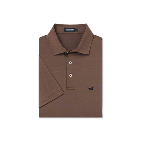 Southern Marsh Santa Clara Polo- Black