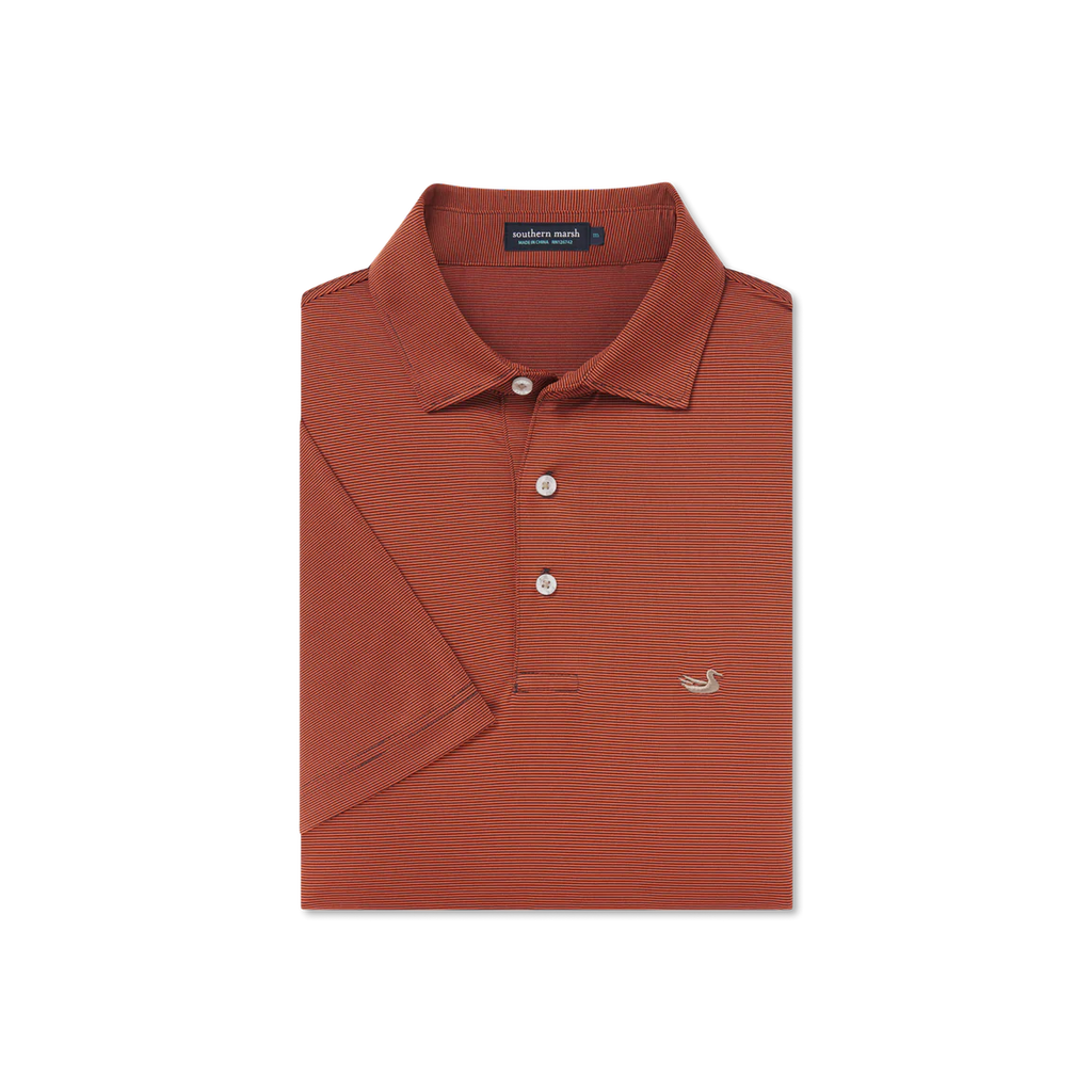 Southern Marsh Bermuda Polo- Navy&Orange Southern Marsh Bermuda Polo- Navy&Orange
