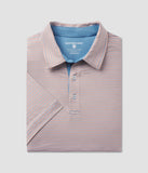 SSCO Scoreboard Stripe Polo- Smoke Blue