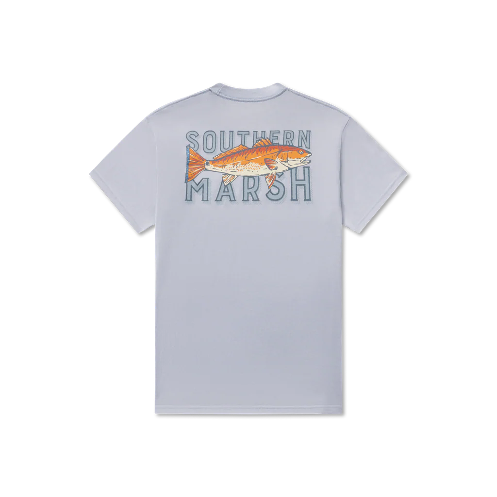 Southern Marsh Seawash Tee- Redfish Catch Southern Marsh Seawash Tee- Redfish Catch