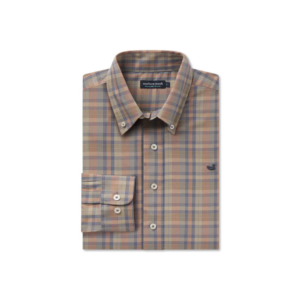 Southern Marsh Benton Grid Dress Shirt Southern Marsh Benton Grid Dress Shirt