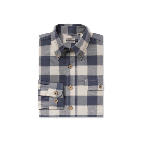 Southern Marsh Chateau Dress Shirt- Oatmeal & Stone Brown