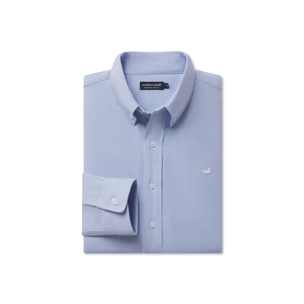 Southern Marsh Classic Oxford Shirt- Light Blue