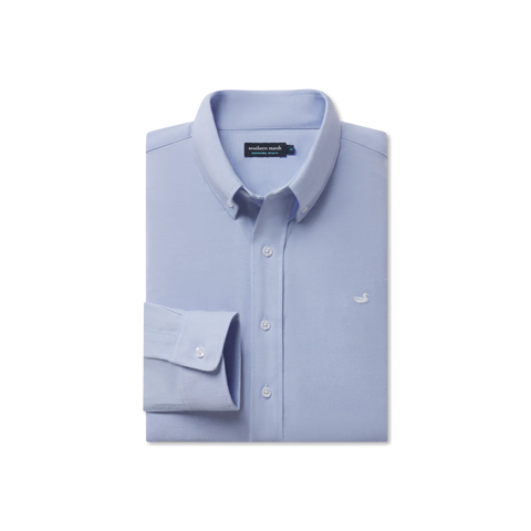 Southern Marsh Chateau Dress Shirt- Oatmeal & Stone Brown