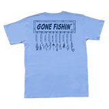 Peach State Pride SS Gone Fishin'- Weathered Barrier Blue