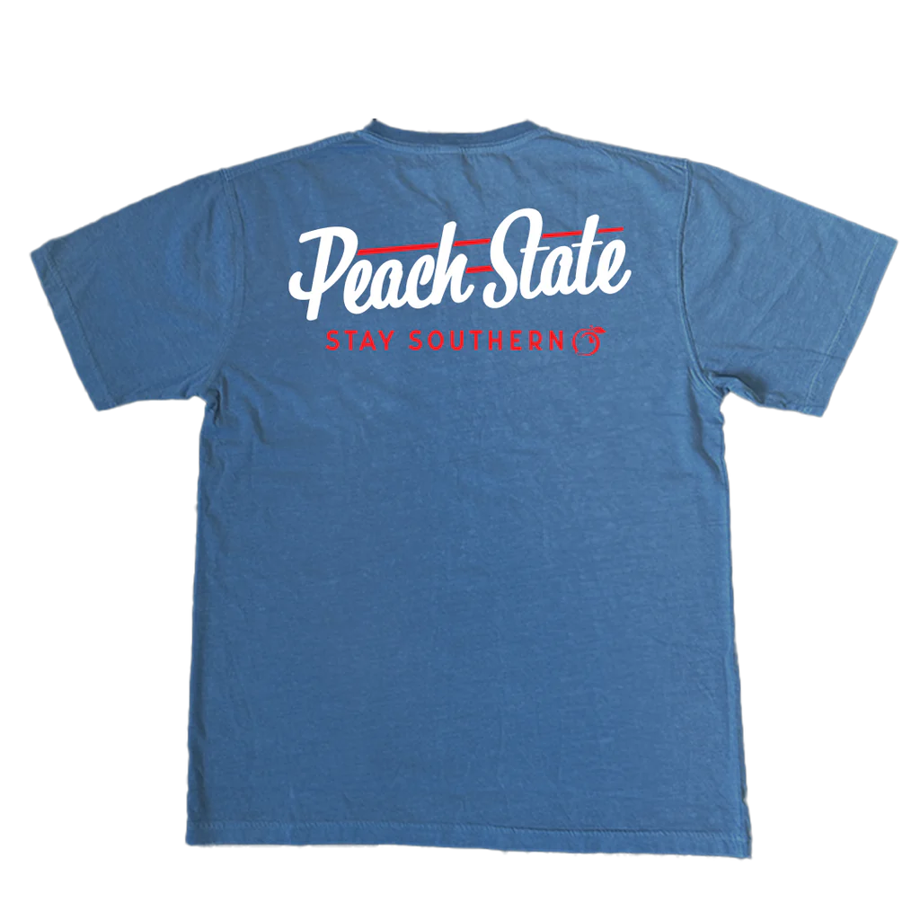 Peach State Pride SS Old School Peach State - Denim Peach State Pride SS Old School Peach State - Denim