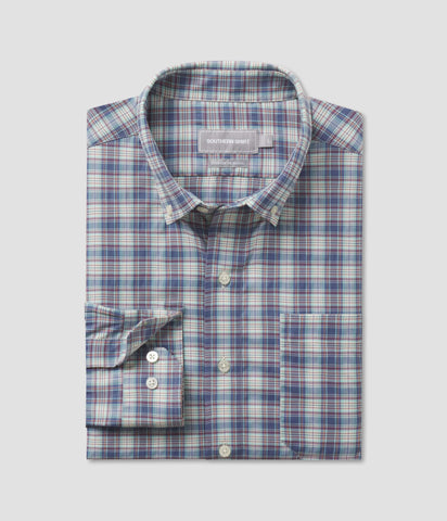 Southern Marsh Chateau Dress Shirt- Oatmeal & Stone Brown