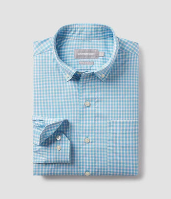 Southern Marsh Benton Grid Dress Shirt