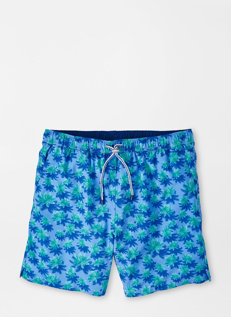 Peter Millar Aerial Palms Swim Trunk