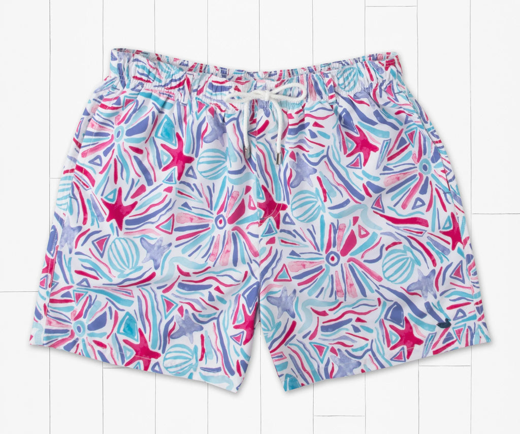 Southern Marsh Jubliee Lined Trunk- Teal&Pink Southern Marsh Jubliee Lined Trunk- Teal&Pink