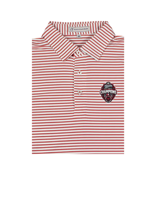 Peach State Pride YOUTH UGA National Championship Polo Peach State Pride YOUTH UGA National Championship Polo