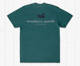 Southern Marsh YOUTH Authentic Tee- Dark Green