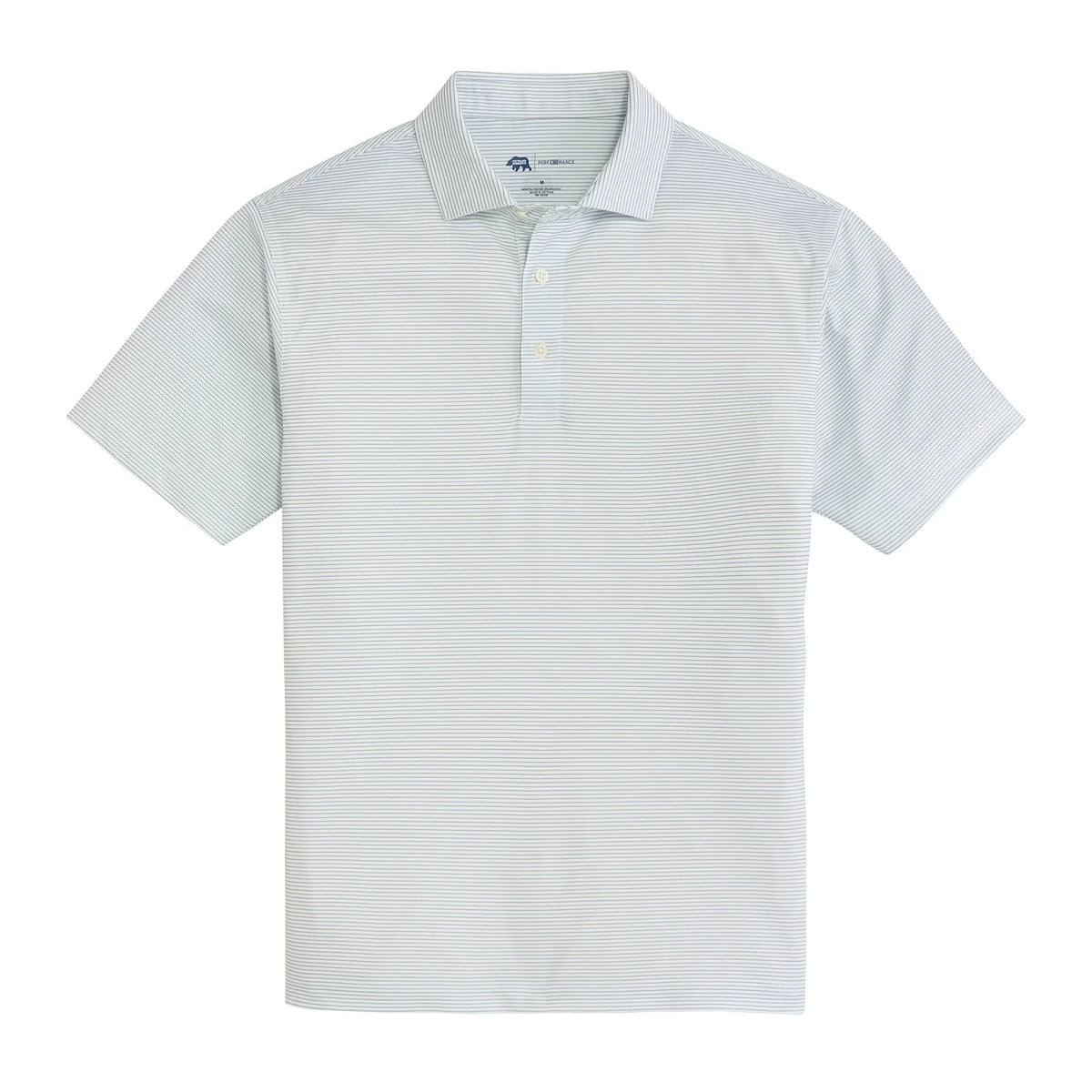 Tour Stripe Performance Pique Polo - Mallard Green