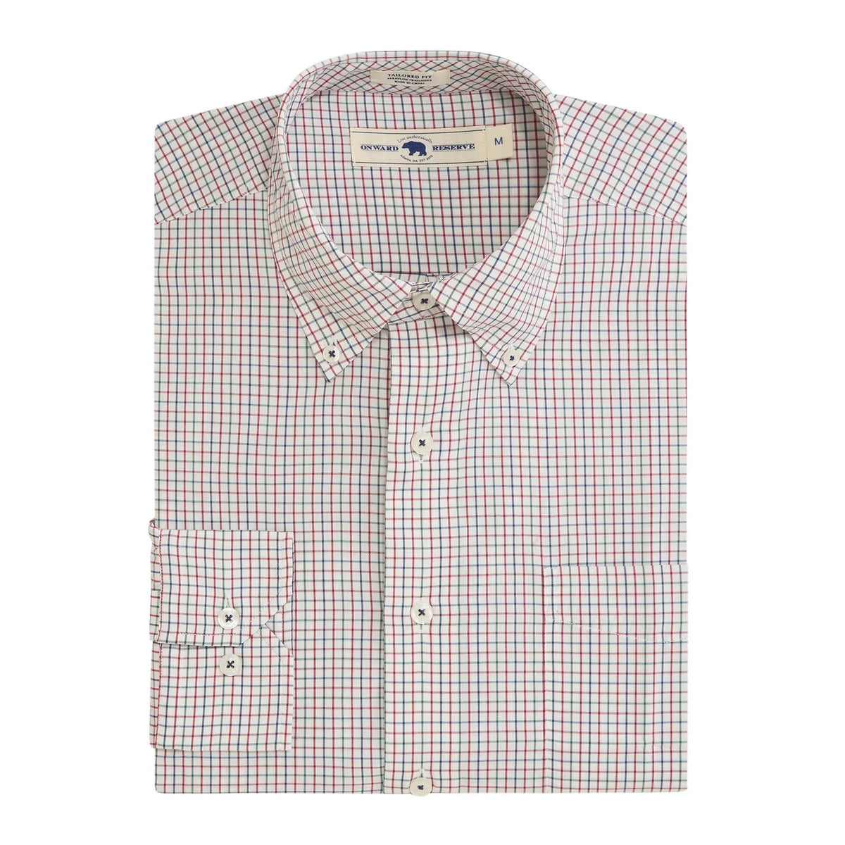 King Tailored Fit Performance Shirt - Brick Red