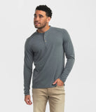 SSCO Max Comfort LS Henley- Volcanic Ash