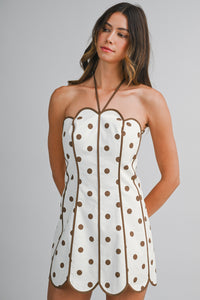 Hilton Polka Dot Mini Dress