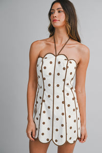 Hilton Polka Dot Mini Dress