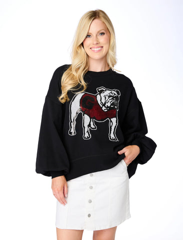 Stewart Simmons Sequin Balloon Pullover