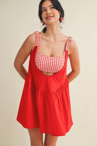 All Day Active Dress- Red