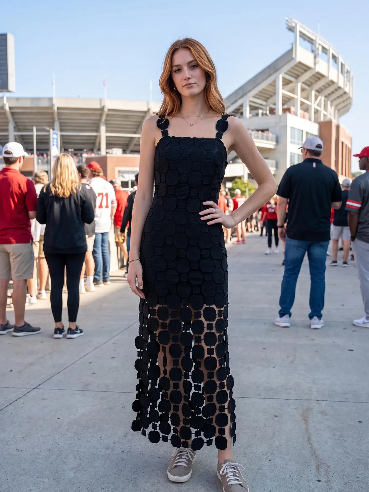 Salone Dot Dress
