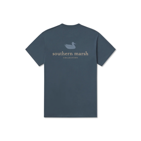 Southern Marsh SS Authentic Tee- Arlington Blue