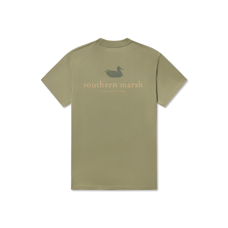 Southern Marsh Authentic Tee- Brigade Olive