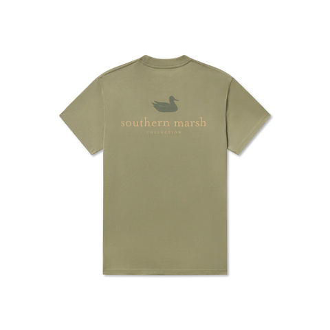 Southern Marsh Authentic Tee- Brigade Olive