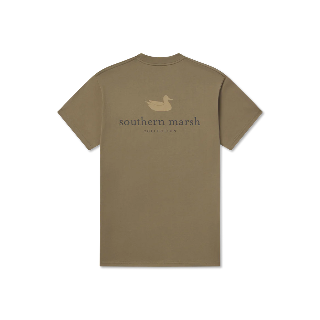 Southern Marsh SS Authentic Tee- Moss Green