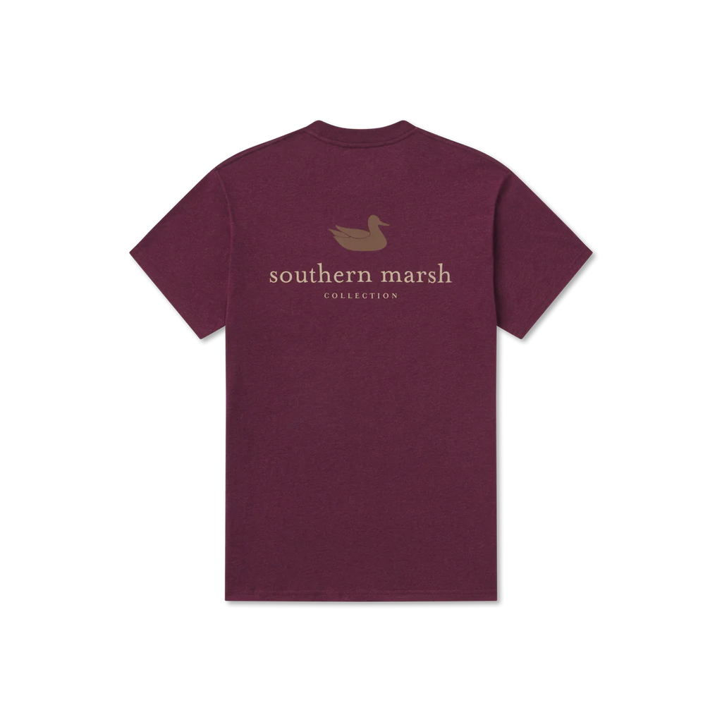 Southern Marsh SS Authentic Tee- Washed Pinot