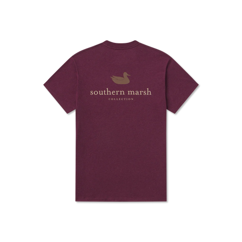 Southern Marsh SS Authentic Tee- Washed Pinot