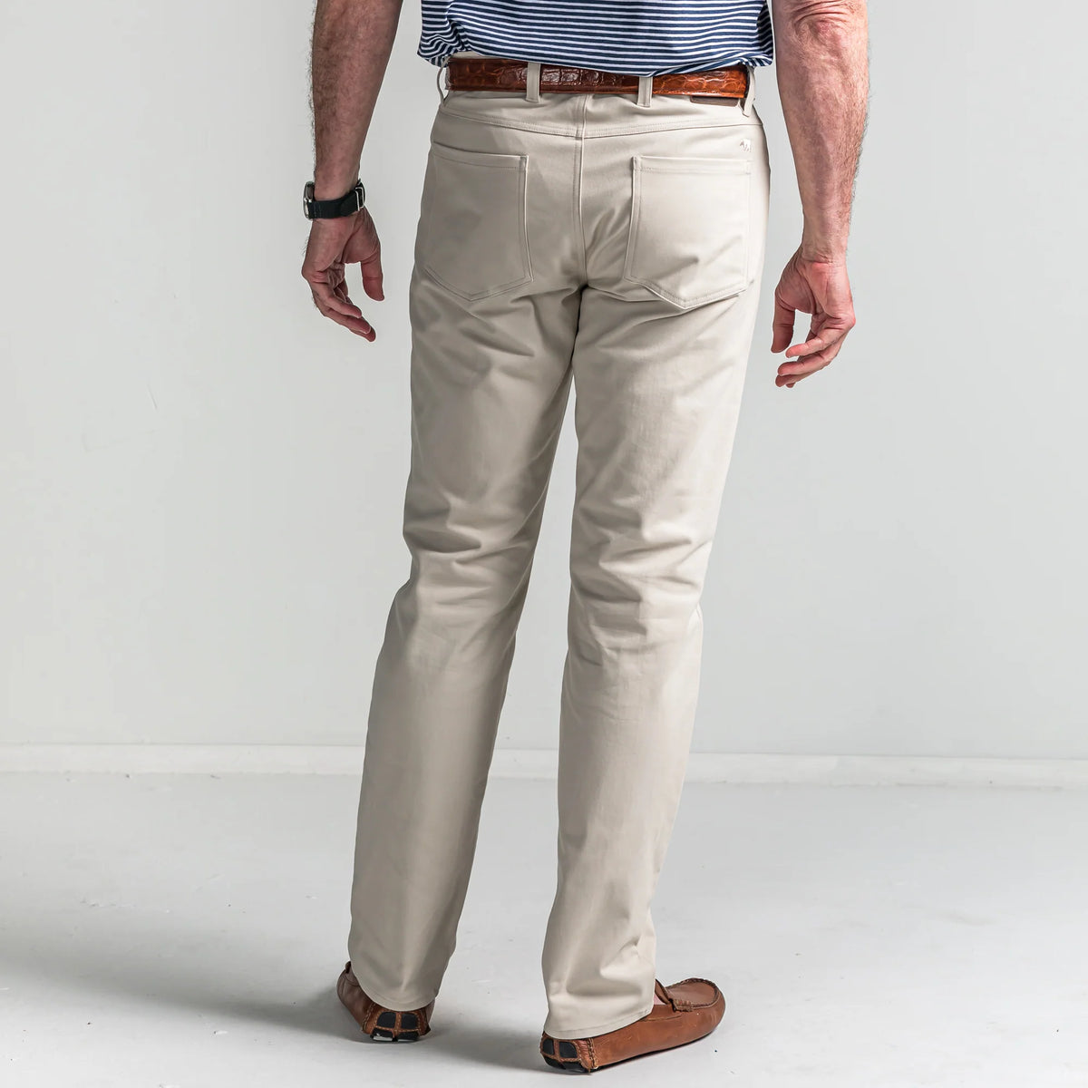 Classic Five Pocket Pant - Stone
