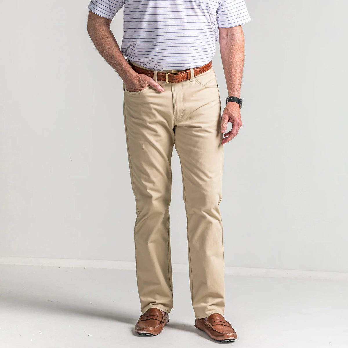 Classic Five Pocket Pant - Tan
