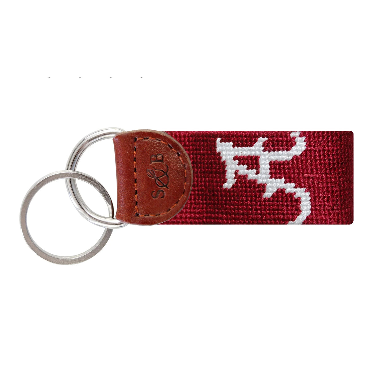 Alabama Key Fob (Garnet)