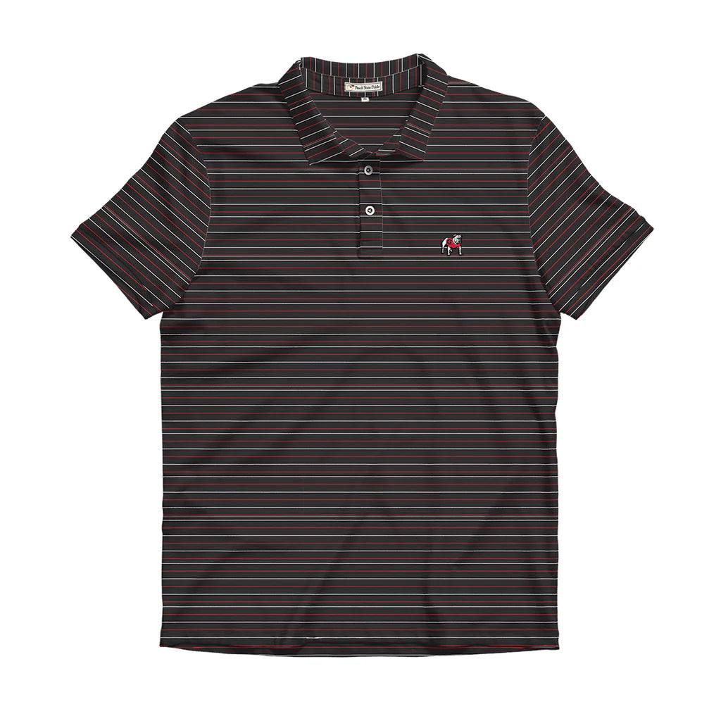 Peach State Pride UGA Standing Dawg Betula Polo