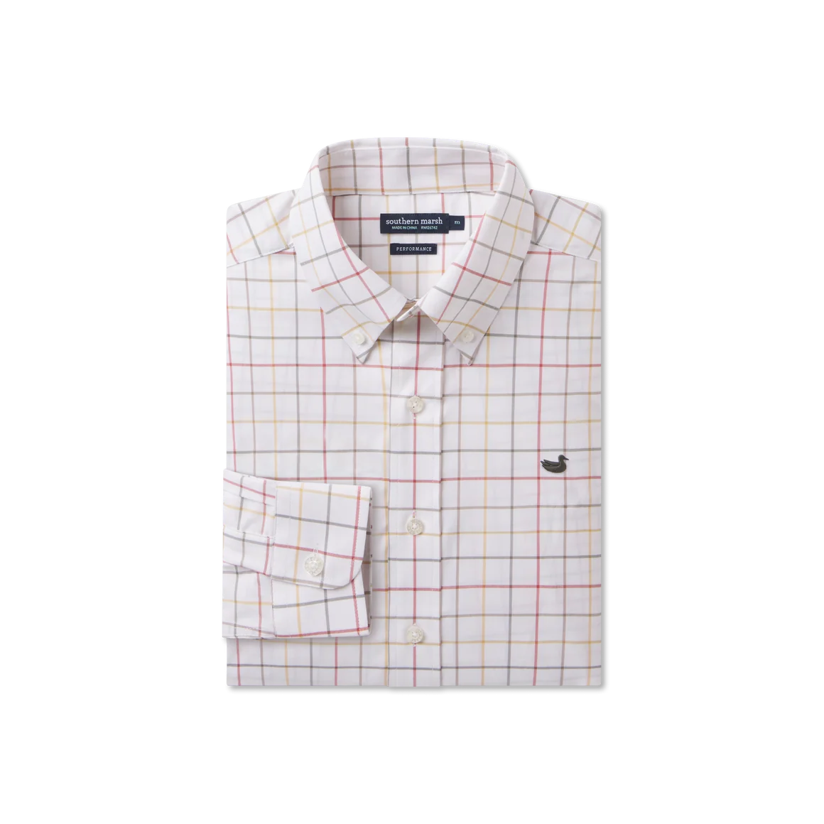 Lockhart Windowpane Performance Dress Shirt