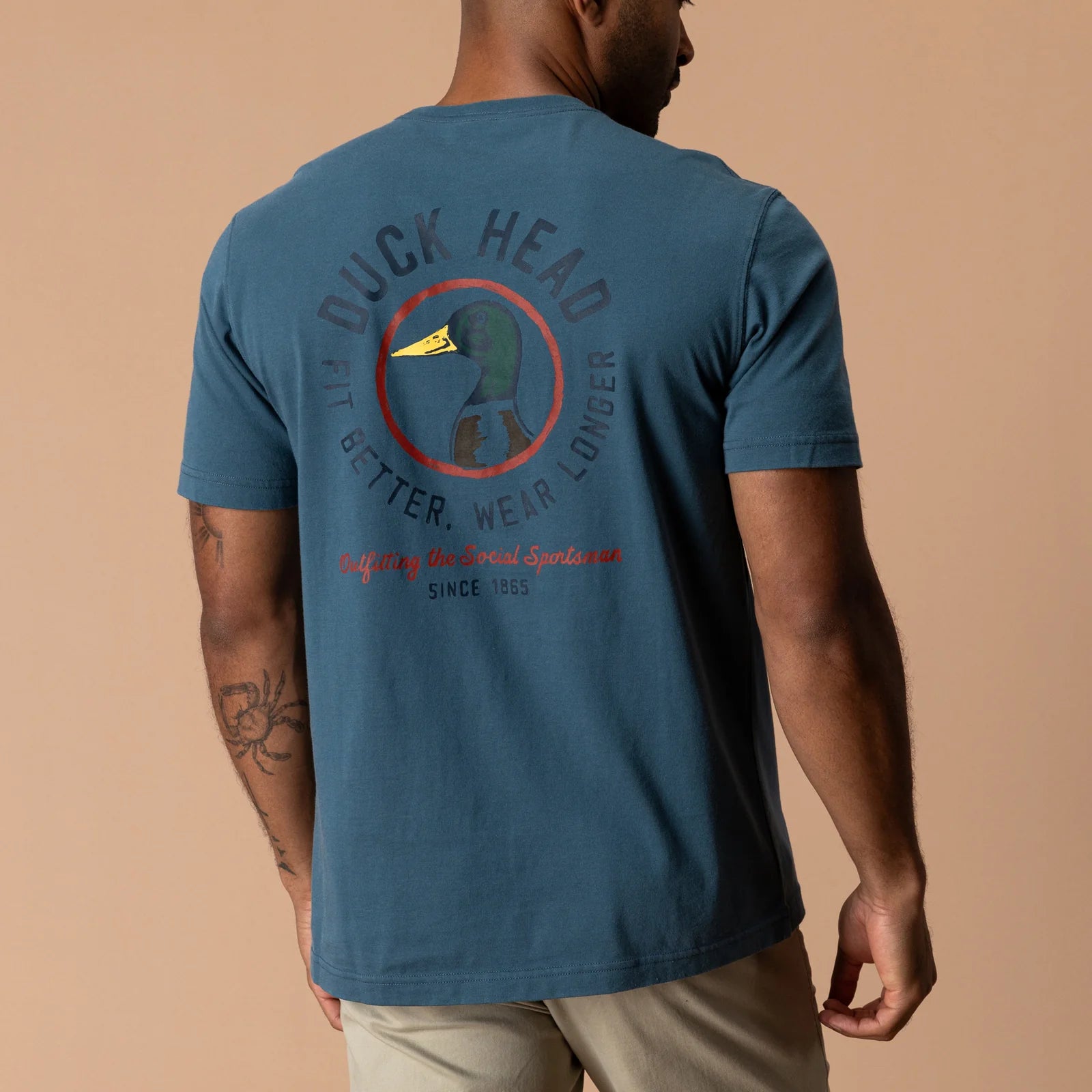 Fit Better Wear Longer T-Shirt- Stormy teal