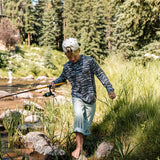 Burlebo YOUTH Performance Hoodie- Tiger Stripe Camo Wetland
