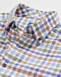 Performance Flannel Button Down Shirt - Cedar Check