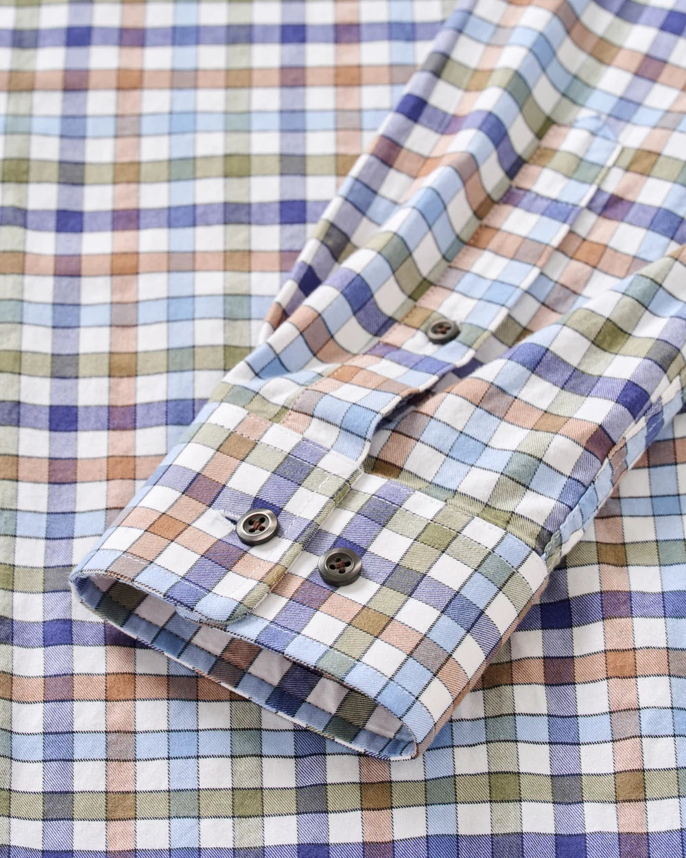 Performance Flannel Button Down Shirt - Cedar Check