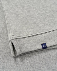 Cotton Blend Hoodie Grey