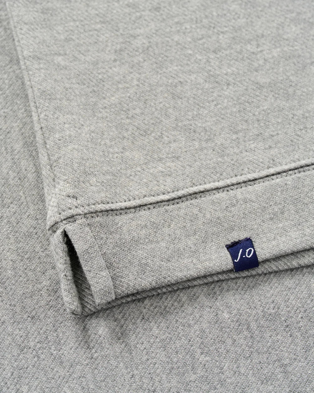 Cotton Blend Hoodie Grey