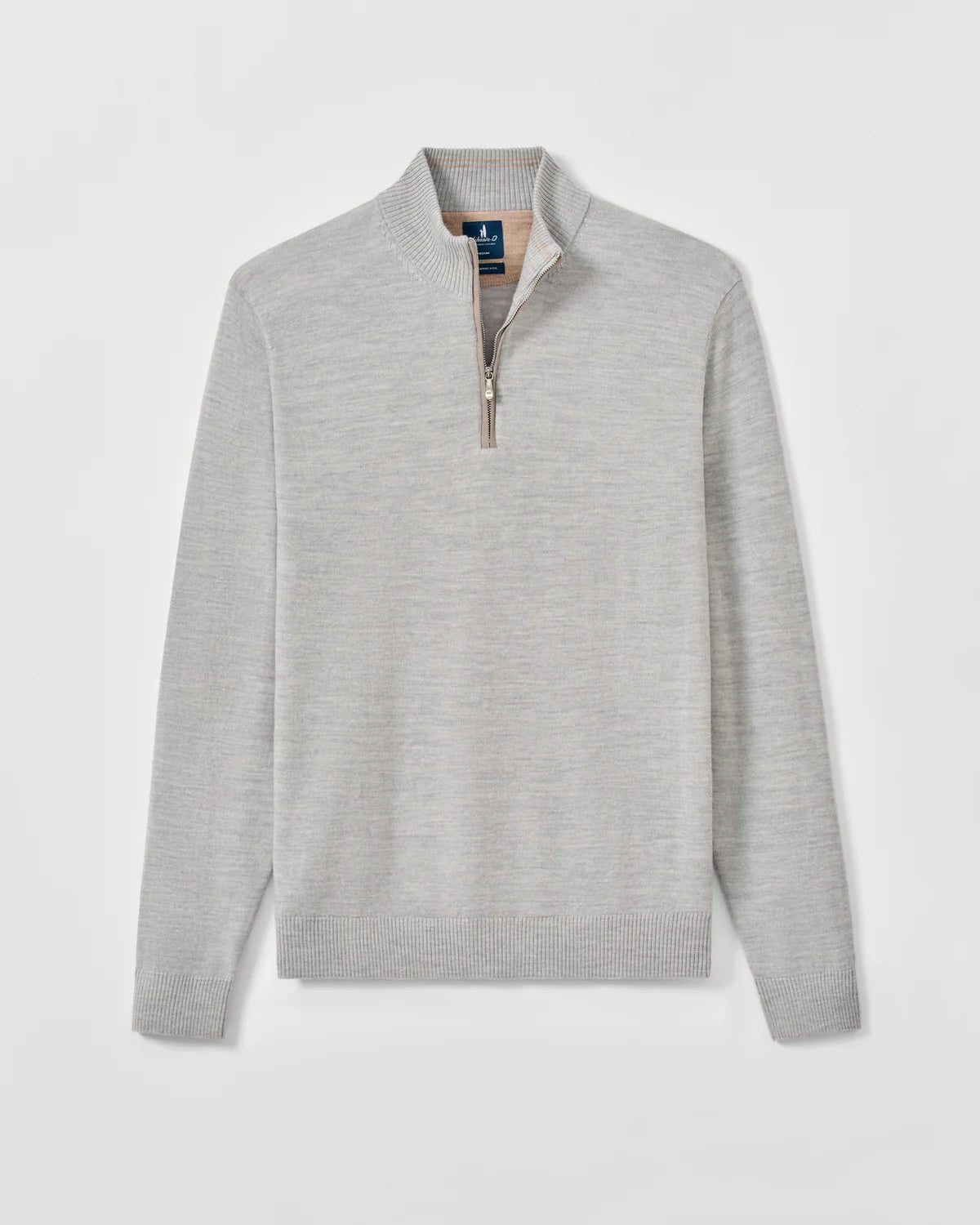 Raynor Merino 1/4 Zip Sweater Grey