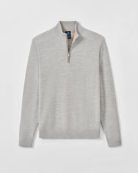 Raynor Merino 1/4 Zip Sweater Grey